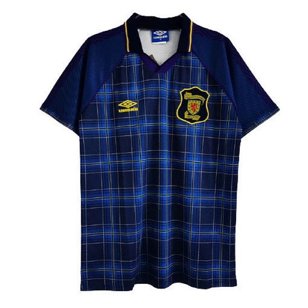Tailandia Camiseta Escocia 1ª Retro 1994 1996 Azul
